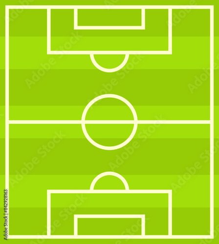 football field vector illustration