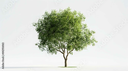 Ash Tree Isolated on Transparent Background