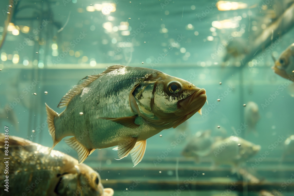 fish in aquarium fish in aquarium