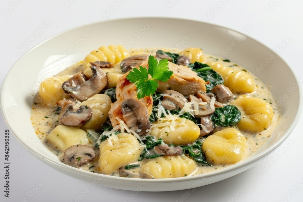 Creamy Chicken and Gnocchi in Mushroom Sauce Creamy Chicken and Gnocchi in Mushroom Sauce