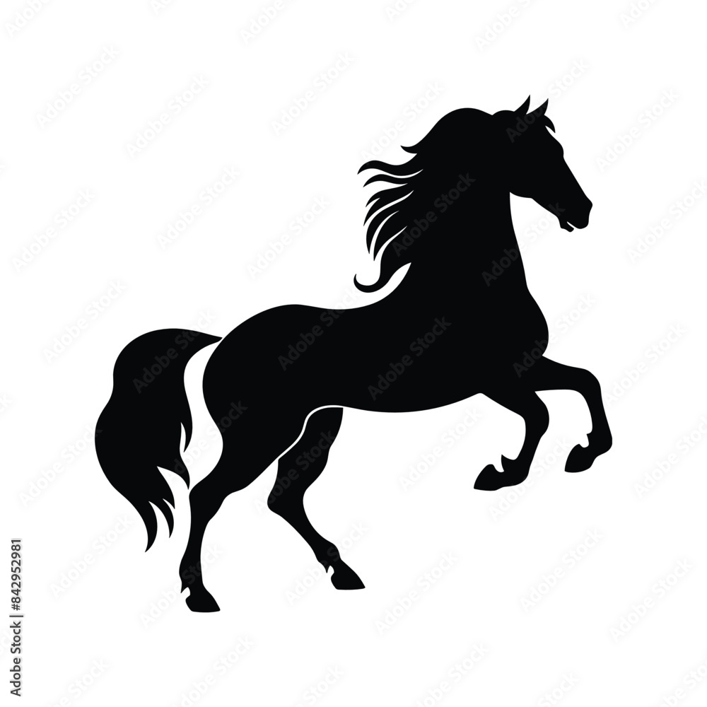 Horse silhouette vector, Illustration, Graphic design Horse silhouette vector, Illustration, Graphic design