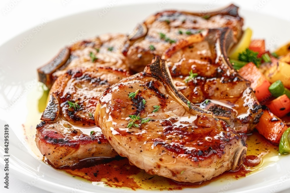 Golden-Brown Baked Pork Chops with Tangy Lemonade Glaze Golden-Brown Baked Pork Chops with Tangy Lemonade Glaze