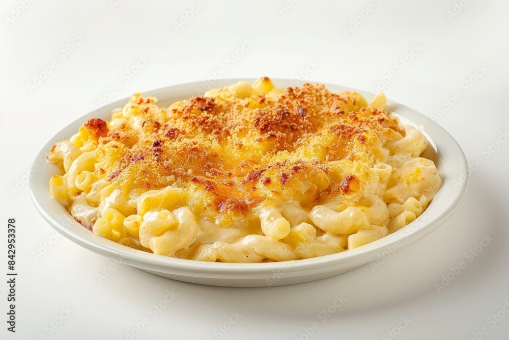 Baked Mac and Cheese with Creamy Cheddar Sauce and Crispy Paprika Breadcrumb Topping Baked Mac and Cheese with Creamy Cheddar Sauce and Crispy Paprika Breadcrumb Topping