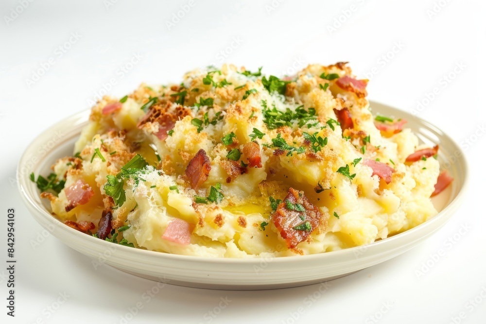 Whipped Baked Mashed Potatoes with Pancetta and Breadcrumbs Whipped Baked Mashed Potatoes with Pancetta and Breadcrumbs