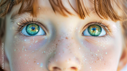 A child looking at the wonders of the world