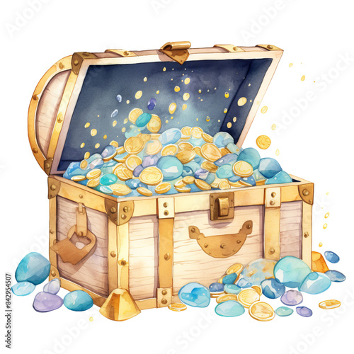 Pirate's Bounty: Treasure Chest Clipart