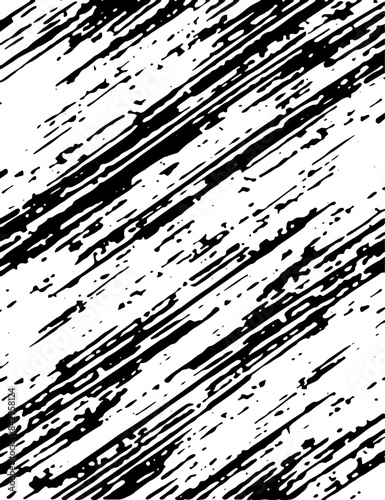 Black and white grunge and abstract pattern background. Diagonal shape. For sporty jersey printing. Fully editable vector element. Vector Format Illustration 