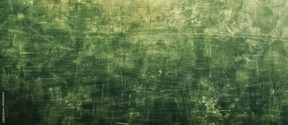 Scratched metal surface in green color, showing a textured background with signs of aging and wear, perfect for grunge designs