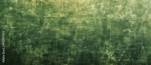 Scratched metal surface in green color  showing a textured background with signs of aging and wear  perfect for grunge designs
