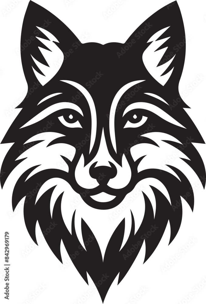Minimalist Vector Illustrations of an Angry Fox Head for Eye-Catching Logos and Branding Minimalist Vector Illustrations of an Angry Fox Head for Eye-Catching Logos and Branding