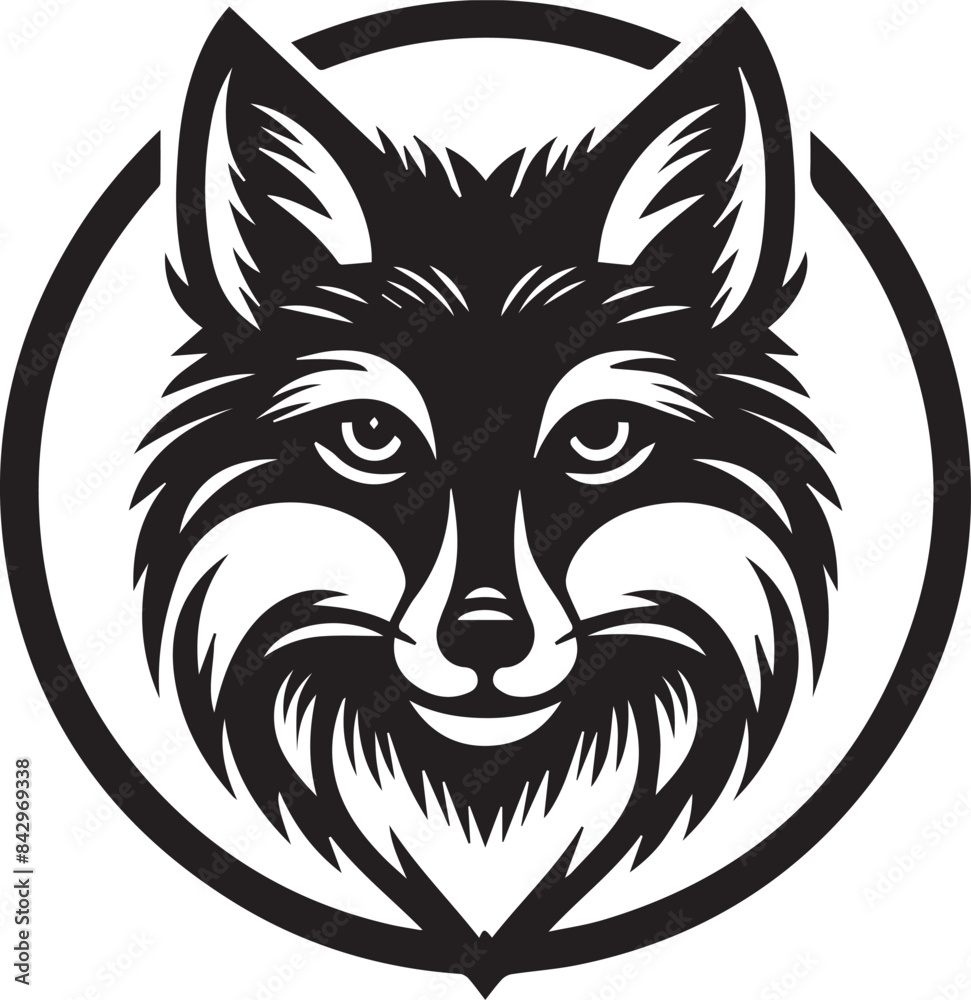 Minimalist Vector Illustrations of an Angry Fox Head for Eye-Catching Logos and Branding Minimalist Vector Illustrations of an Angry Fox Head for Eye-Catching Logos and Branding