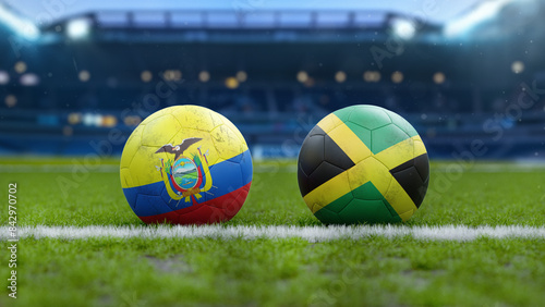 Ecuador vs Jamaica Soccer Match