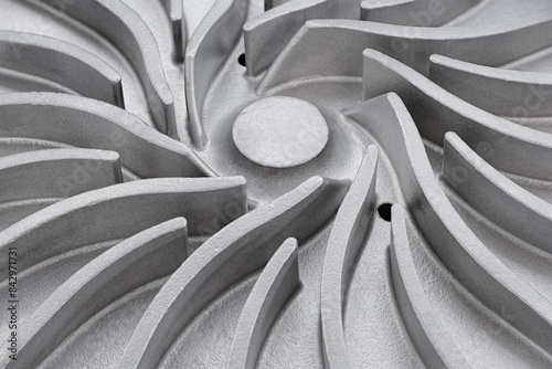 Schilderij op canvas Centrifugal pump impeller