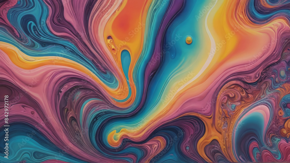 Abstract fluid art composition with vibrant colors including orange, blue, purple, pink, and yellow. Suitable for modern artistic designs, event flyers, festival banners, and creative backgrounds. Abstract fluid art composition with vibrant colors including orange, blue, purple, pink, and yellow. Suitable for modern artistic designs, event flyers, festival banners, and creative backgrounds.