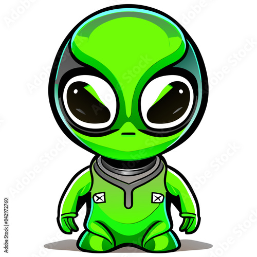 Detailed Alien Creature Artwork in Vector for Custom T-shirt Designs