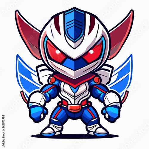 Sublimation Alien Mascot Vector Illustration for Clothing and Decor