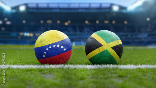Venezuela vs Jamaica Soccer Match