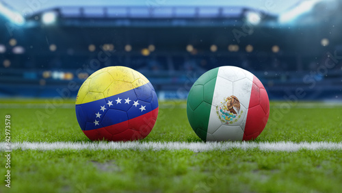 Venezuela vs Mexico Soccer Match