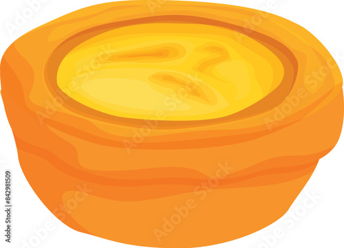 Sweet egg tart dessert food custard pastry delicious baking snack creamy yellow