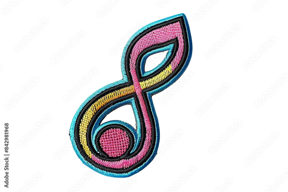 Colorful embroidered patch featuring a unique abstract design. Ideal for clothing, bags, or accessories. Adds a stylish and modern touch. Colorful embroidered patch featuring a unique abstract design. Ideal for clothing, bags, or accessories. Adds a stylish and modern touch.