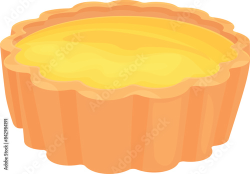 Freshly baked egg tart is a perfect dessert for your tea party