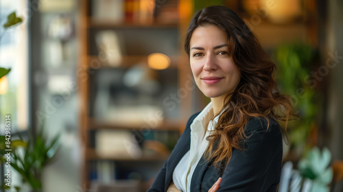 portrait for happy smiling professional business woman