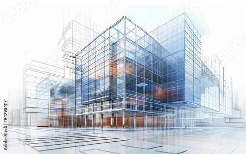 BIM technology used to create an integrated digital model of a building