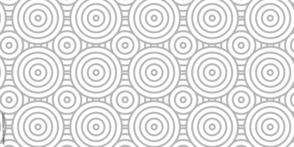 Abstract Overlapping Pattern Minimal diamond geometric waves spiral and abstract circle wave line. white and gray seamless tile stripe geometric create retro square line backdrop pattern background. Abstract Overlapping Pattern Minimal diamond geometric waves spiral and abstract circle wave line. white and gray seamless tile stripe geometric create retro square line backdrop pattern background.