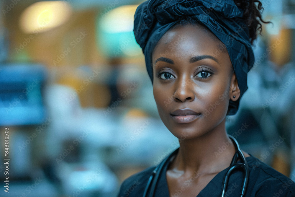 black female physician
black female physician