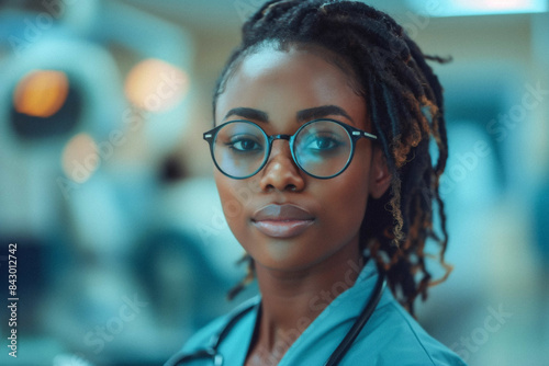 black female physician 