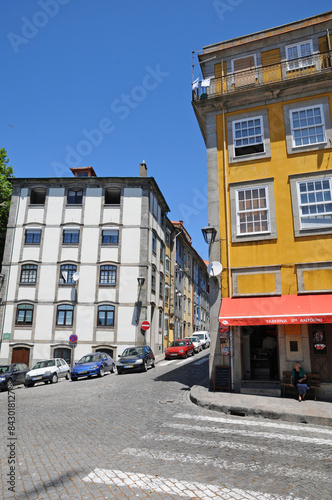 old houses of the city of Porto in Portugal