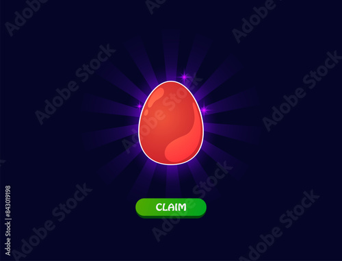 Easter egg game icon vector illustration. income of an Easter egg on the game of Gui.