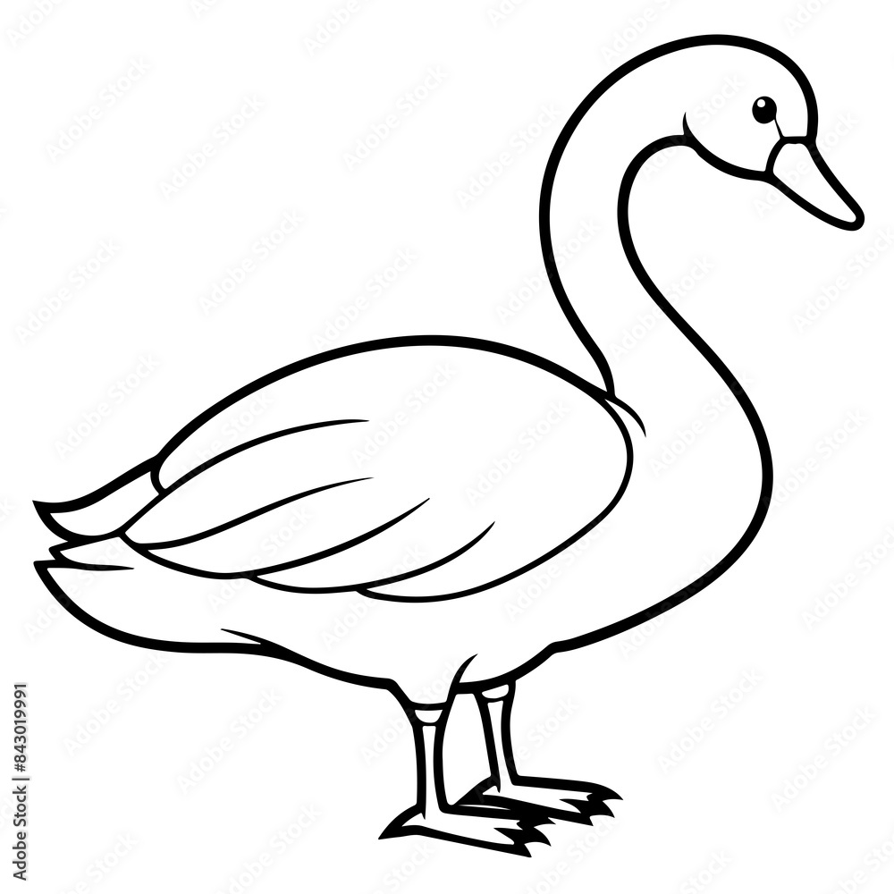 swan cartoon line art outline coloring page nursery room decor illustration, isolated on transparent background
swan cartoon line art outline coloring page nursery room decor illustration, isolated on transparent background