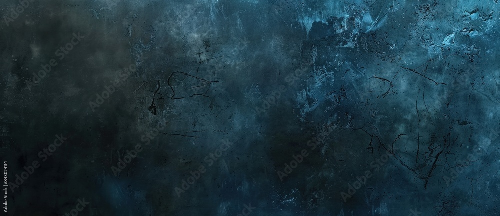 Dark blue grunge background with cracks and scratches for industrial touch. Vintage, distressed, and versatile urban backdrop. High-res image for construction or architecture projects Dark blue grunge background with cracks and scratches for industrial touch. Vintage, distressed, and versatile urban backdrop. High-res image for construction or architecture projects