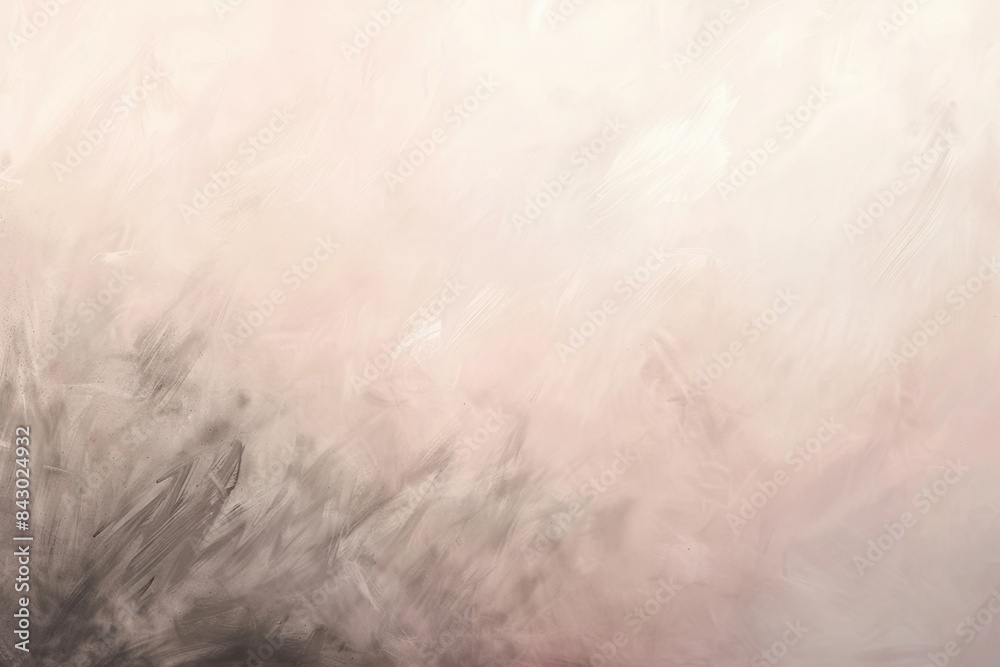 Obraz premium Soft pink and grey blend together in this abstract background, with visible brush strokes adding a touch of texture and movement