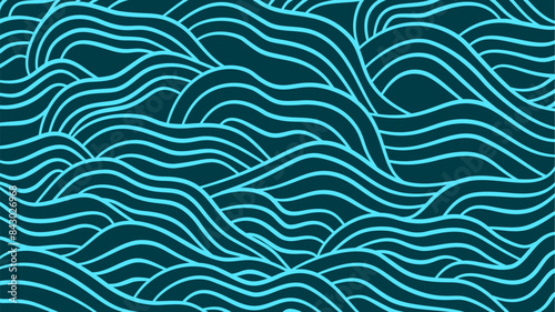abstract Ocean Waves background. wave ocean background. abstract sea ripple, doodle wavy line background. sea and ocean ripple water background.