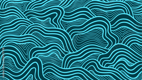 abstract Ocean Waves background. wave ocean background. abstract sea ripple, doodle wavy line background. sea and ocean ripple water background.