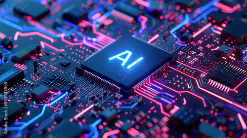 Where Intelligence Begins: A High-Resolution Image of an AI Chip