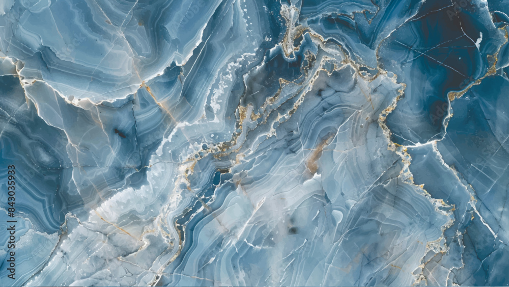 Obraz premium Blue onyx marble texture, abstract background