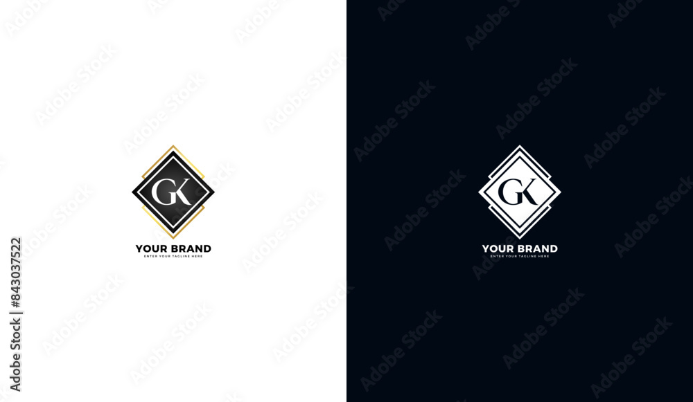 GK luxury logo. Gk letter icon, luxury, elegant. Graphic vector illustration design GK luxury logo. Gk letter icon, luxury, elegant. Graphic vector illustration design