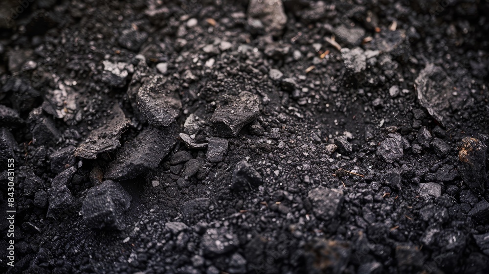 Somber close-up of ash remains, evoking funeral rites and spiritual ceremonies, isolated for clarity.