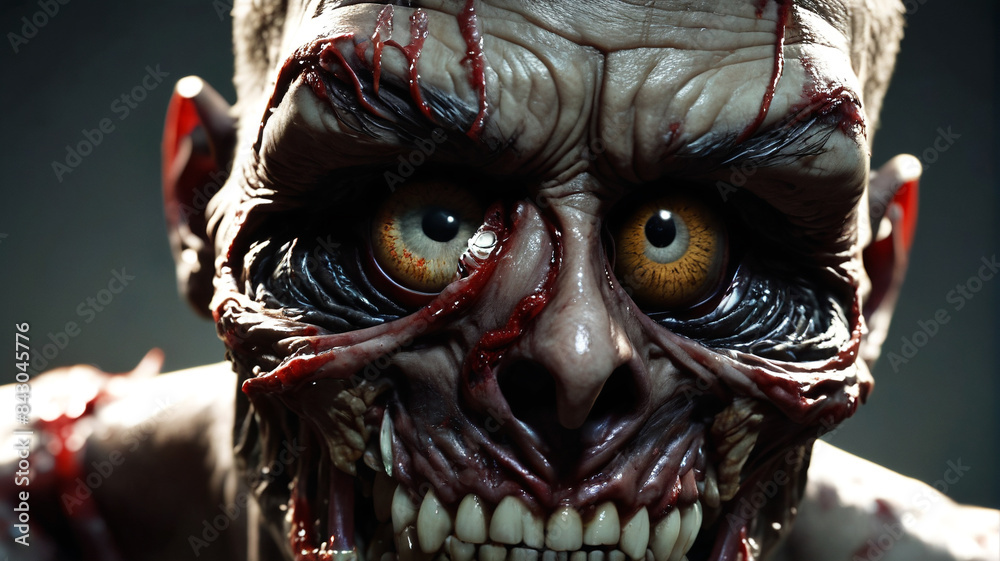 From the abandoned asylum, crazed zombies with bloodshot eyes and gnashing teeth hunt for fresh victims, Generative AI From the abandoned asylum, crazed zombies with bloodshot eyes and gnashing teeth hunt for fresh victims, Generative AI