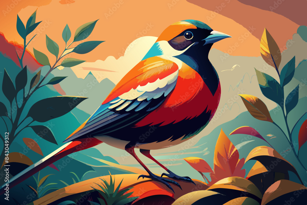 illustration of a bird illustration of a bird