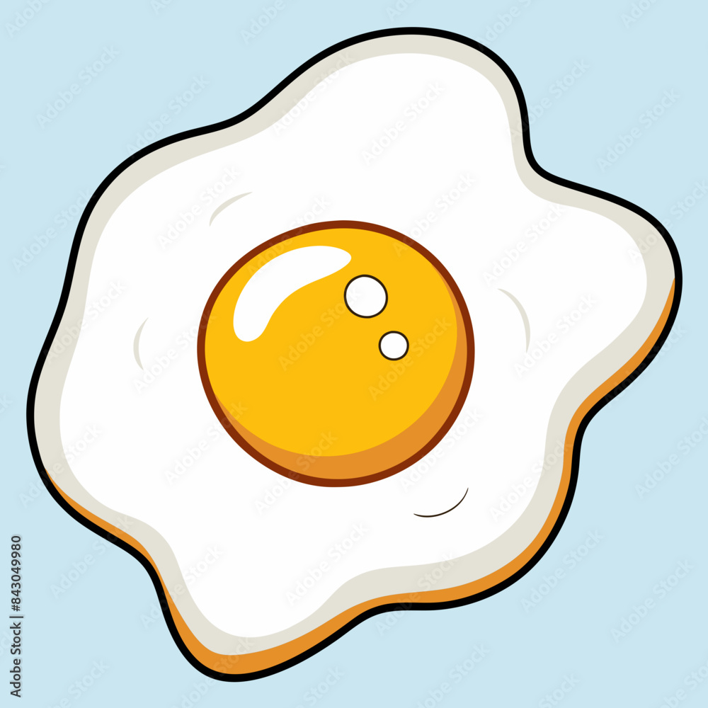 fried egg illustration fried egg illustration