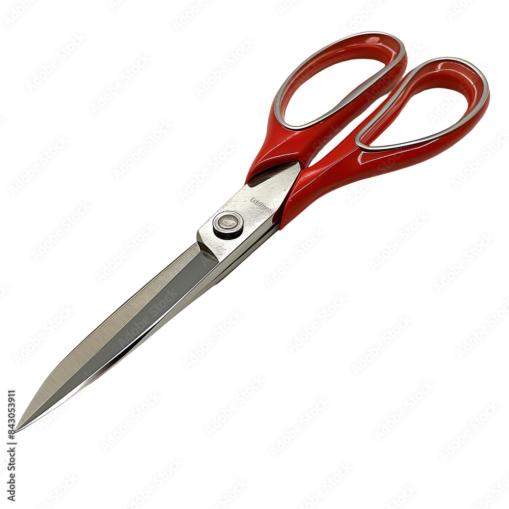 Red Closed Scissors isolated on a white background
Red Closed Scissors isolated on a white background