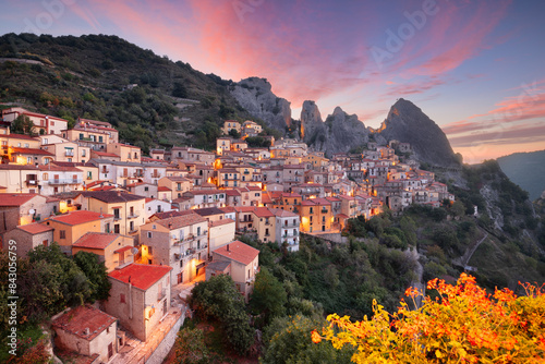 Castelmezzano, Italy townscape in the Basilicata