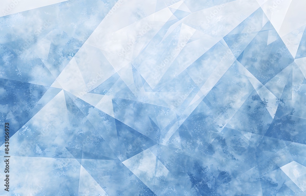 Obraz premium abstract blue background with triangles