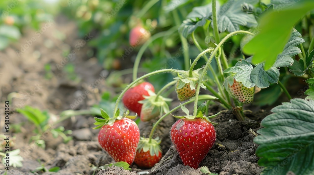 Strawberry Fragaria x ananassa is a plant based food option