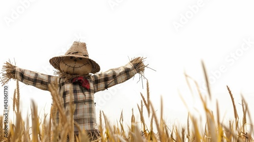 scarecrow in a field