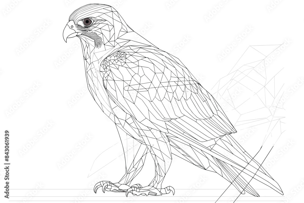 Fototapeta premium vector world wild animals, mammals, fish, reptiles, and birds. Rare animals. Funny flat characters, good for banners, prints, patterns, infographics, children's book illustrations etc generated ai